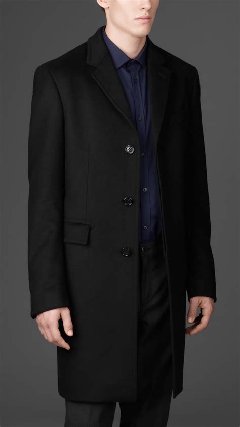 burberry black cashmere coat|Burberry cashmere coat men's.